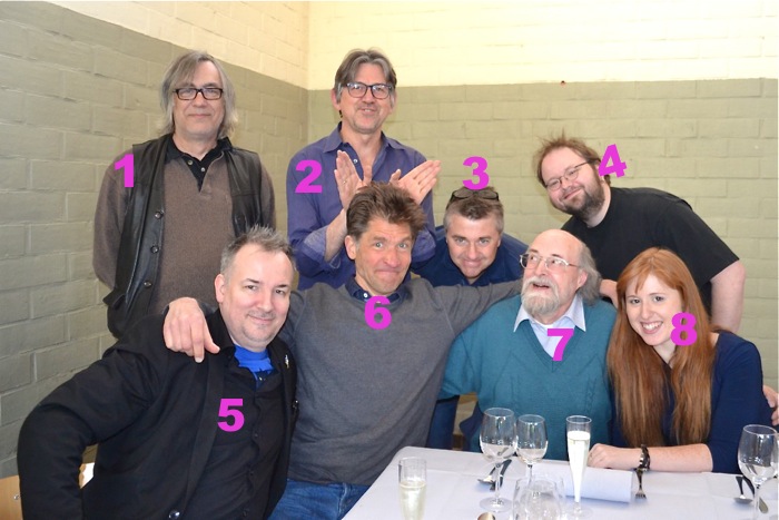 8 striptekenaars/auteurs